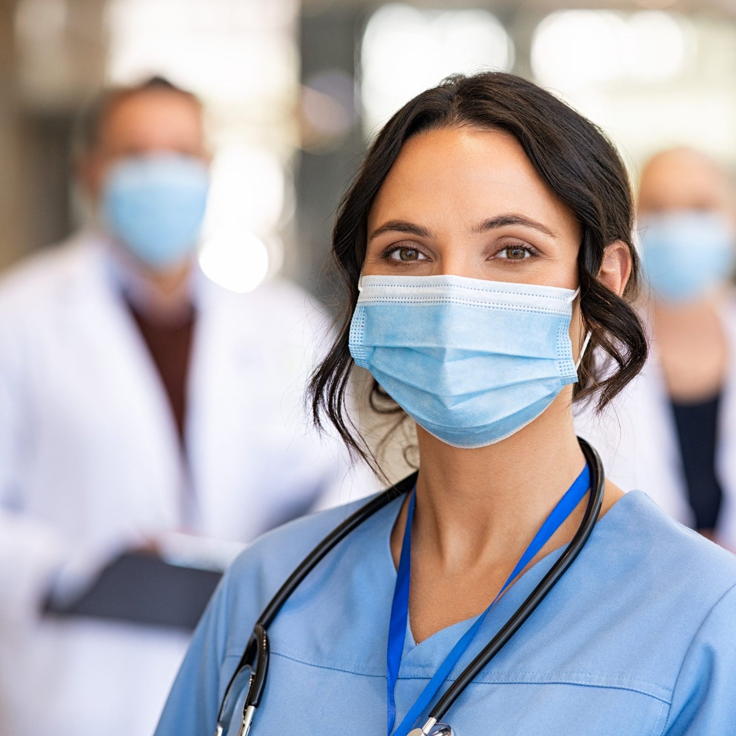 doctor wearing medical mask