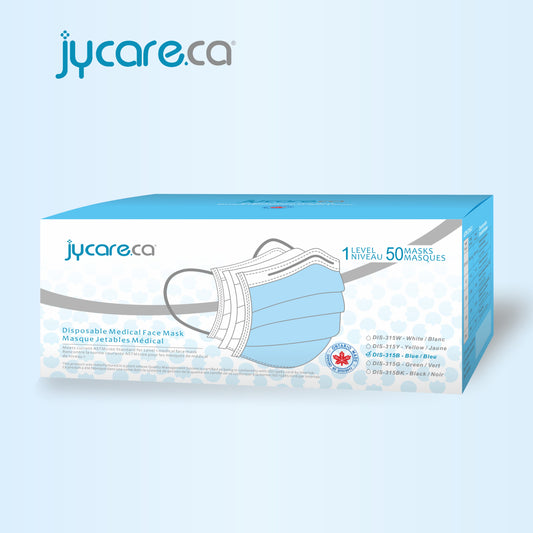 JY Care Level 1 Medical Face Mask (50 Masks/pack), Multi Colors