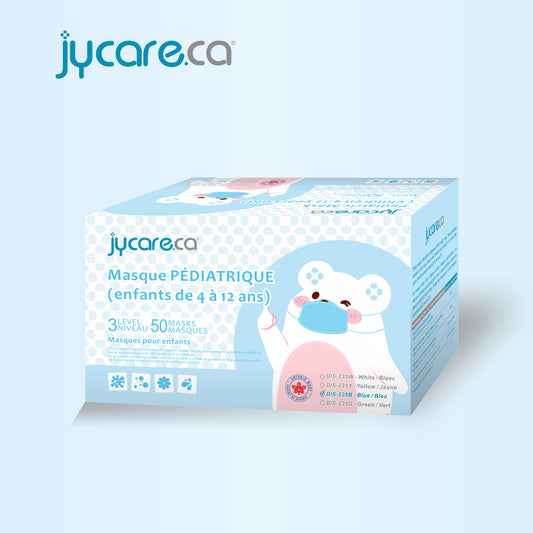 JY Care Level 3 Medical Children's Face Mask (50 Masks/pack), Multi Colors